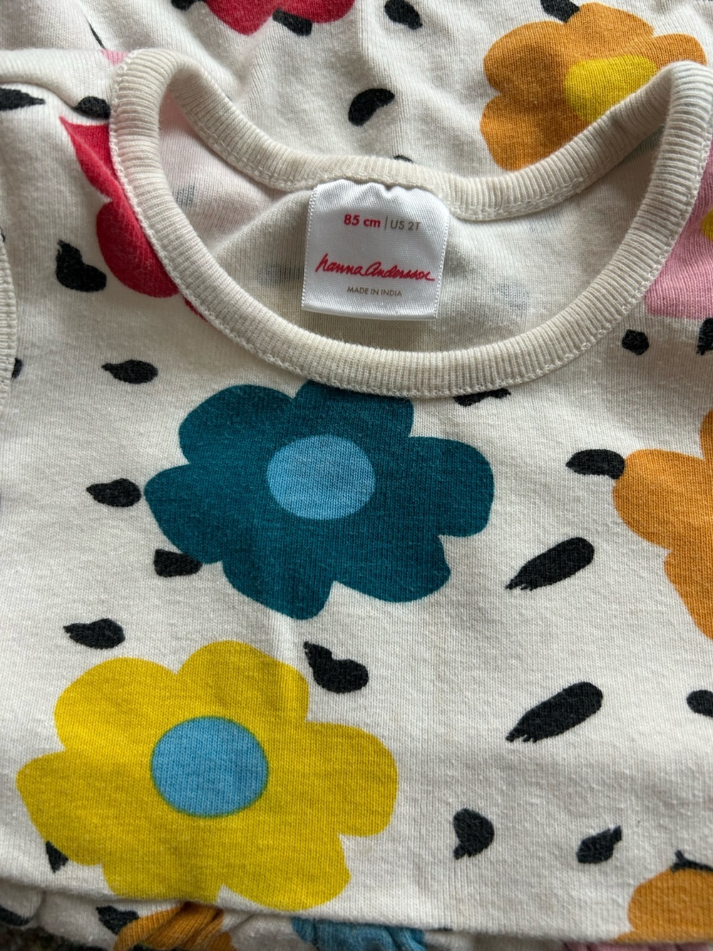 Hanna Andersson Children's Floral Tank Dress - Multicolor cotton - Picture 3 of 4